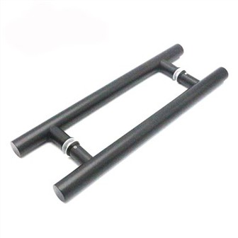 Чорна матова ручка з нержавіючої сталі