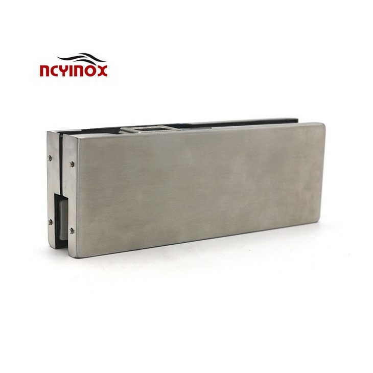 JM-01-B Lower Clamp Glass Door Without Digging Frameless Door Glass Bottom Patch Fitting